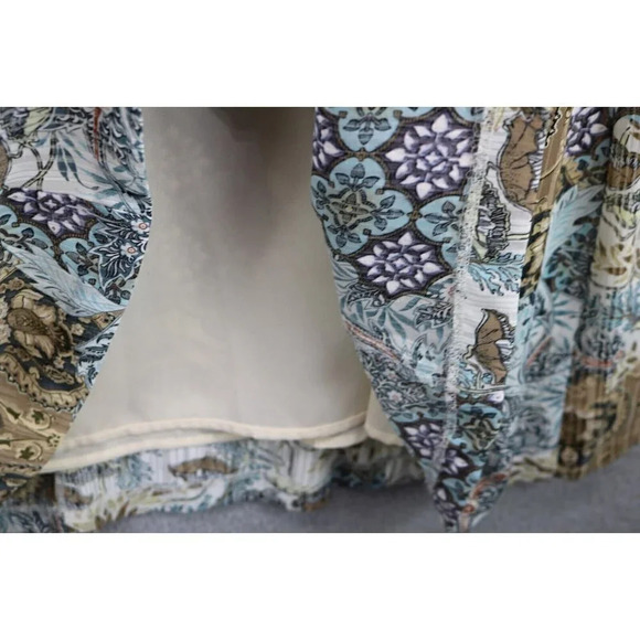 Koret Women's Midi Bohemian Skirt-Size 16-Gold Metallics - Picture 4 of 8